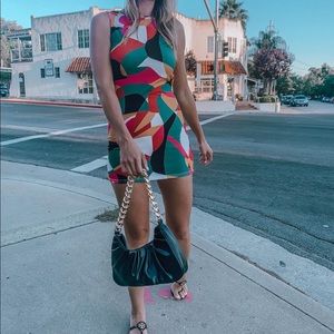 Fun geometric dress from public desire.